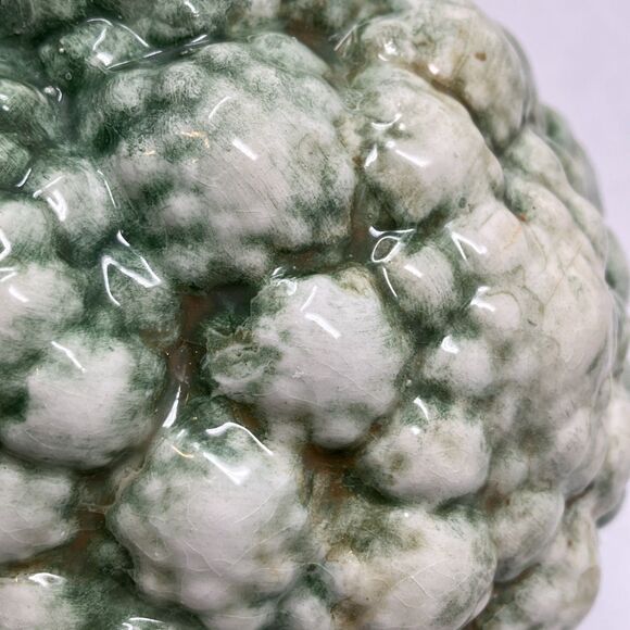 Vintage A Due Tosin Italy Majolica Ceramic Broccoli Art Pottery Vegetable 6x 4” - Picture 10 of 10